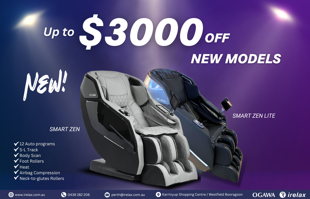 iRelax - Up to $3000 off NEW Massage Chair Models